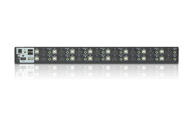 ATEN 16-poorts USB HDMI/Geluid KVM-schakelaar - Afbeelding 2