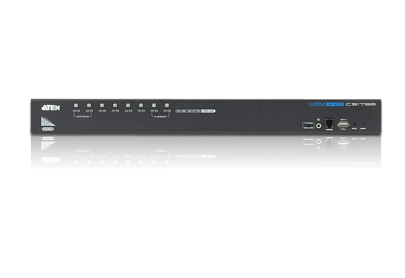 ATEN 8-poorts USB HDMI/Geluid KVM-schakelaar - Afbeelding 3