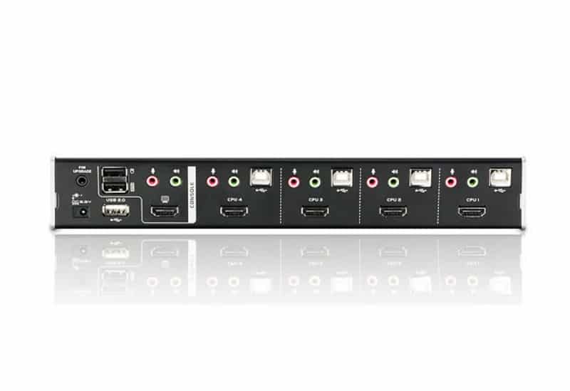 ATEN 4-poorts USB HDMI/Geluid KVMP-schakelaar