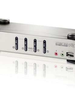 ATEN 4-Poorts PS/2-USB VGA/Geluid KVMP Schakelaar met OSD - Afbeelding 2