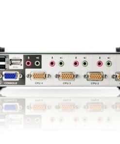 ATEN 4-Poorts PS/2-USB VGA/Geluid KVMP Schakelaar met OSD - Afbeelding 3