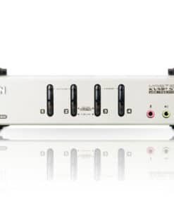 ATEN 4-Poorts PS/2-USB VGA/Geluid KVMP Schakelaar met OSD