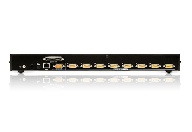 ATEN 1-Lokaal/Op Afstand Delen en Toegang, 8-Poorts PS/2-USB VGA KVM over IP Schakelaar - Afbeelding 2