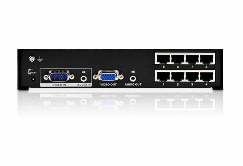 ATEN 8-poorts VGA/audio Cat 5-splitser - Afbeelding 2