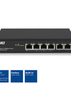 ACT 6-Poorts 10/100Mbps Switch | 4x PoE+ poorten