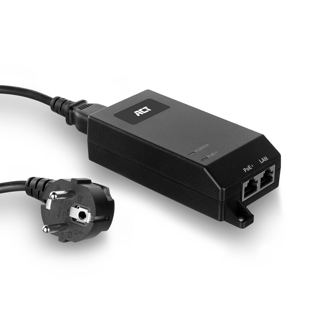 ACT Gigabit PoE+ Injector 30W - Afbeelding 2