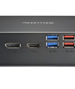 Shuttle XPC Nano PC NC40U, Intel Celeron 7305U, 1x HDMI, 1x DP,1xUSB-C/DP, 6x USB3.2, 1x 2.5" bay, 2x M.2, 1x LAN, RAID, 24/7 permanent gebruik, incl. VESA & Stand Barebone - Afbeelding 8