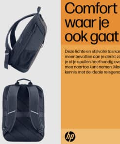 HP Travel 15,6 Laptop Backpack, 18 liter, Iron Grey - Afbeelding 3