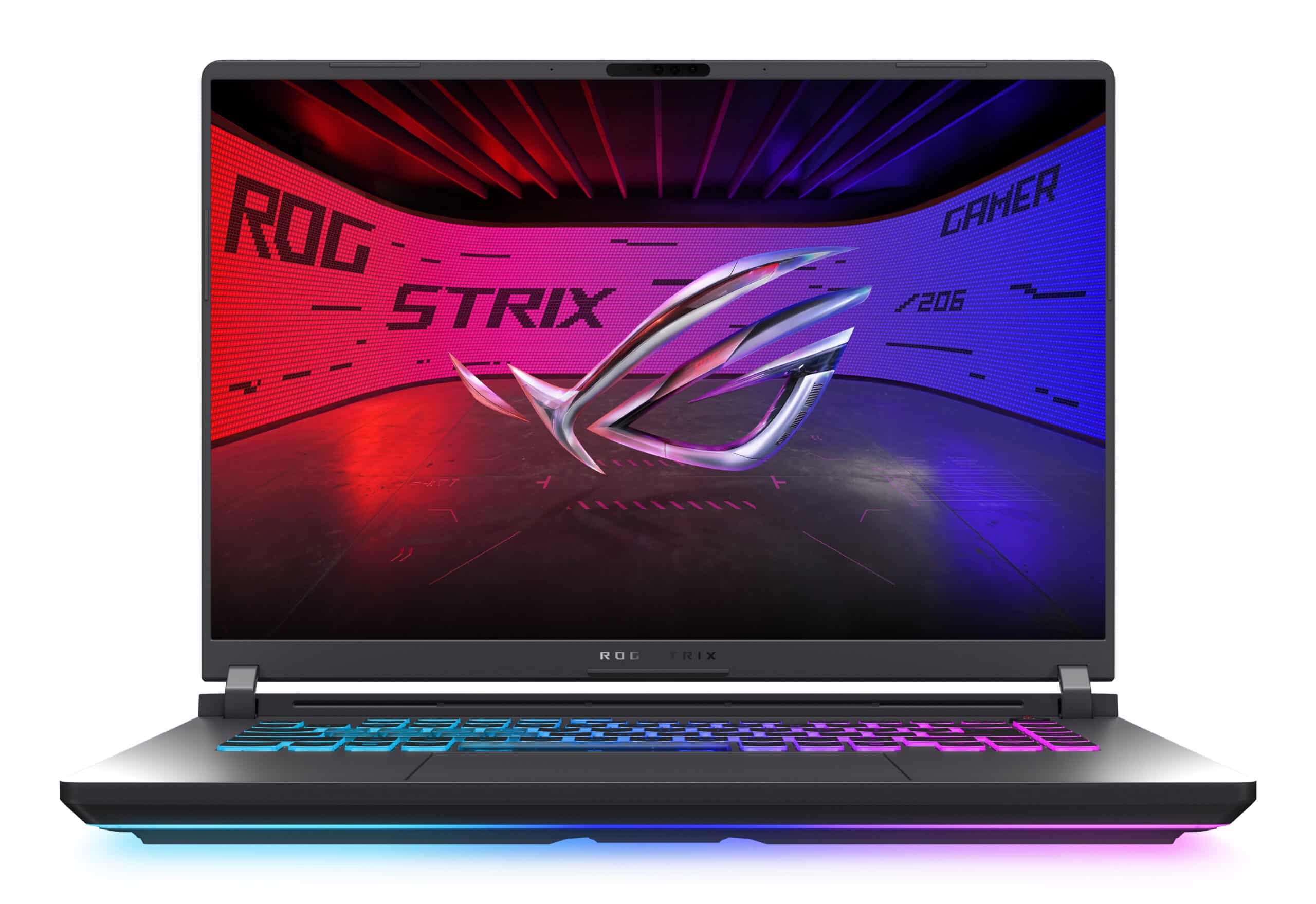 ASUS ROG Strix G16 G615LW-S5058W Copilot+ PC Intel Core Ultra 9 275HX Laptop 40,6 cm (16") WQXGA 32 GB DDR5-SDRAM 1 TB SSD NVIDIA GeForce RTX 5080 Wi-Fi 7 (802.11be) Windows 11 Home Belgisch Zwart, Grijs