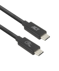 ACT USB4 20Gbps 240W USB Type-C kabel, USB-IF gecertificeerd, 2 meter