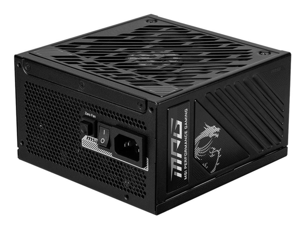 MSI MPG A1250GS PCIE5 power supply unit 1250 W 20+4 pin ATX ATX Zwart