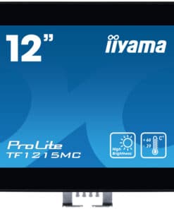 iiyama TF1215MC-B1 computer monitor 30,7 cm (12.1") 1024 x 768 Pixels LCD Touchscreen Zwart - Afbeelding 2