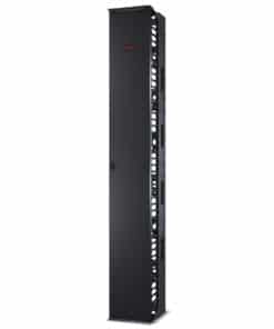 APC Veelzijdige, verticale kabelgeleider voor racks met 2 of 4 staanders, 84"H x 12"B, deur aan één zijde