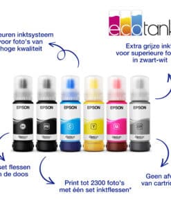 Epson EcoTank ET-8500 A4 Wi-Fi-fotoprinter met inkttank - Afbeelding 4