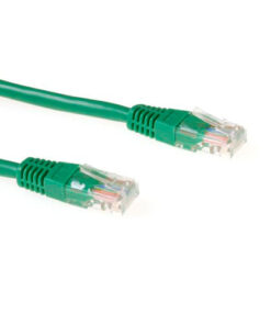 ACT Groene 5 meter U/UTP CAT6 patchkabel met RJ45 connectoren