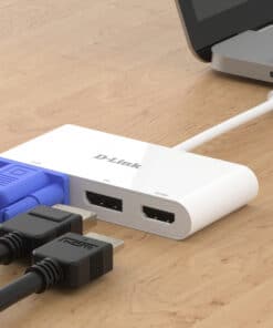 D-Link DUB-V310 laptop dock & poortreplicator Bedraad USB 3.2 Gen 1 (3.1 Gen 1) Type-C Wit - Afbeelding 4