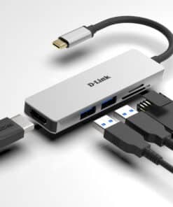 D-Link DUB-M530 laptop dock & poortreplicator Bedraad USB 3.2 Gen 1 (3.1 Gen 1) Type-C Aluminium - Afbeelding 3