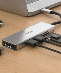 D-Link DUB-M530 laptop dock & poortreplicator Bedraad USB 3.2 Gen 1 (3.1 Gen 1) Type-C Aluminium - Afbeelding 4