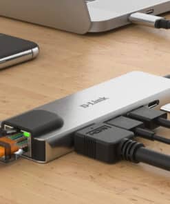 D-Link DUB-M520 laptop dock & poortreplicator Bedraad Thunderbolt 3 Aluminium - Afbeelding 4