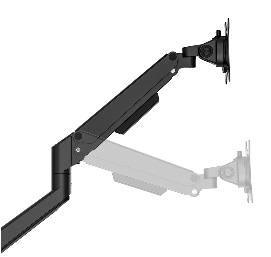 Neomounts DS70-250BL2 Desk monitor arm, Clamp/Grommet, 17" - 35", 100x100 mm, Height adjust - Afbeelding 3