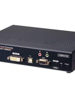 ATEN DVI-I enkele display KVM over IP-zender