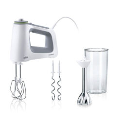 Braun HM 5107 WH Handmixer 750 W Grijs, Wit