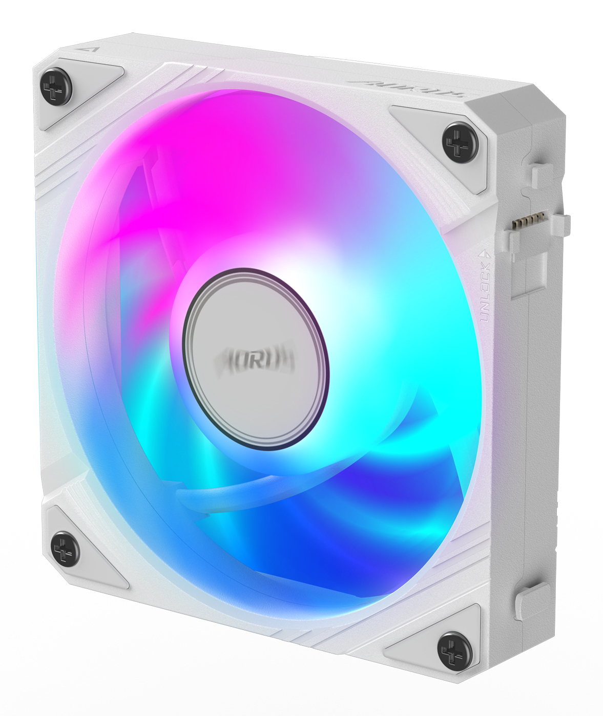 GIGABYTE AORUS EZ CHAIN FAN 120 ICE Moederbord Ventilator 12 cm Wit 1 stuk(s)