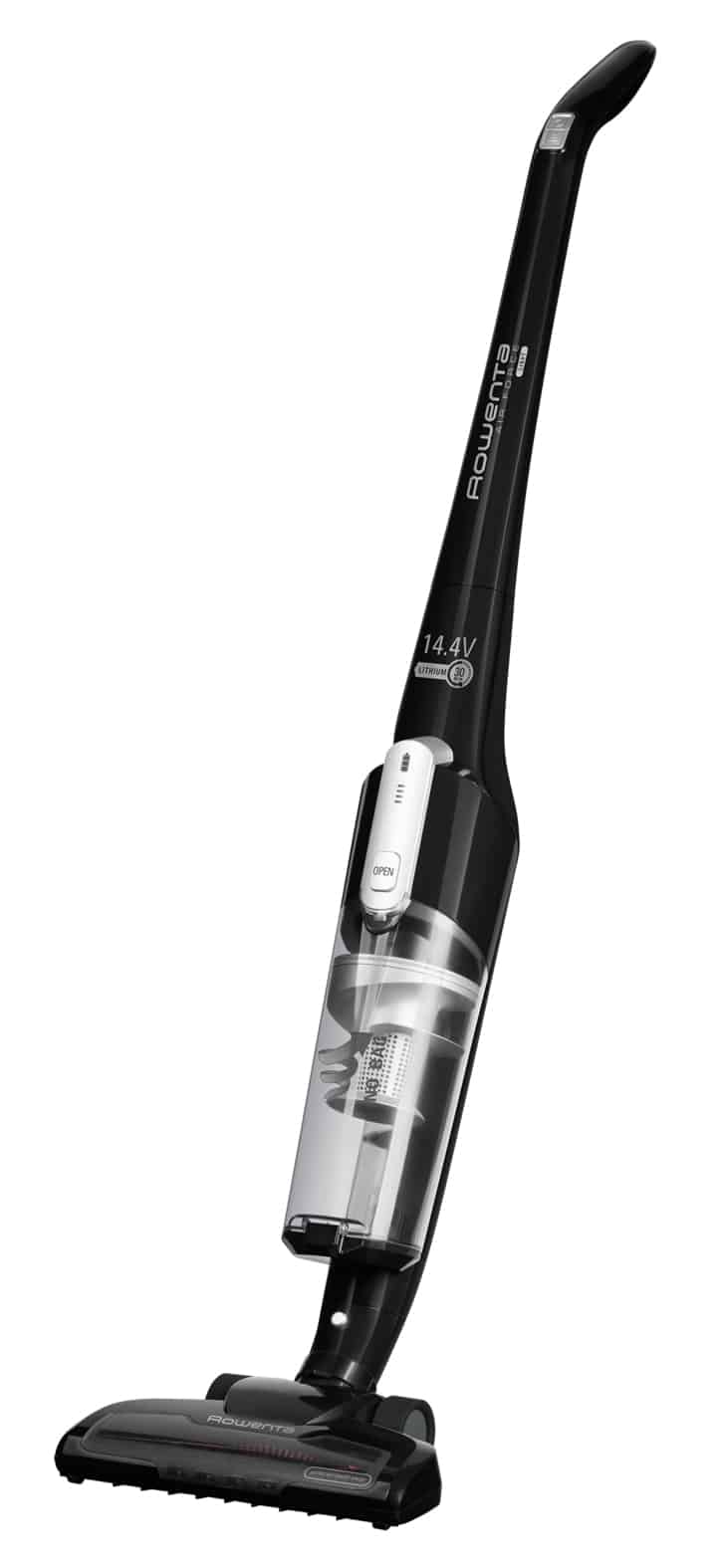 Rowenta Air Force Light RH6545 Steelstofzuiger Batterij/Accu Droog Zakloos 0,65 l Zwart
