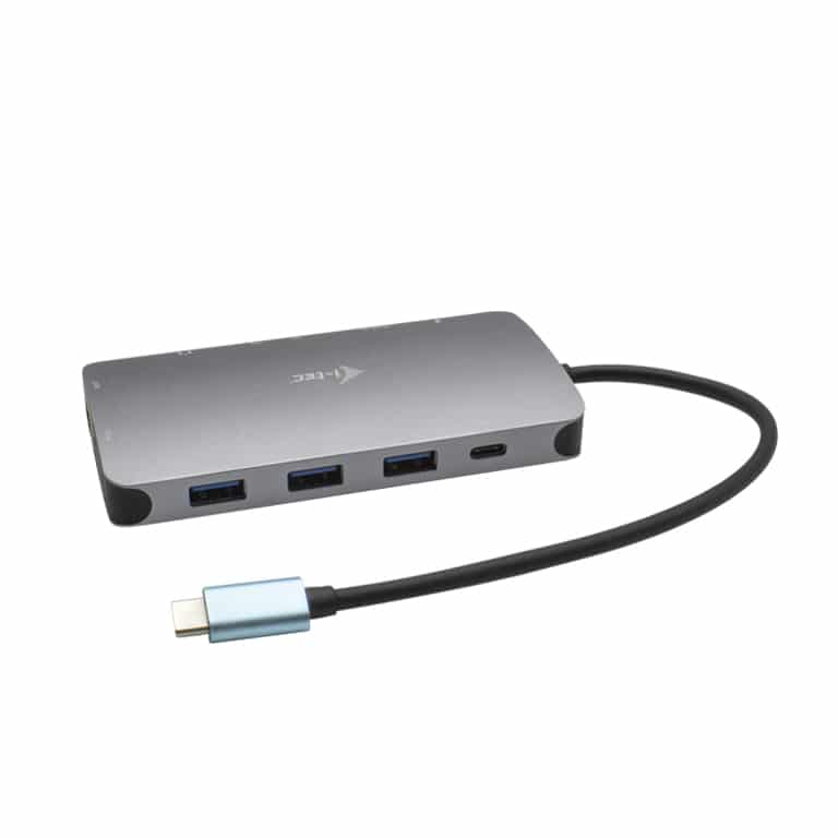 i-tec Metal USB-C Nano Dock HDMI/VGA with LAN + Charger 100W - Afbeelding 2