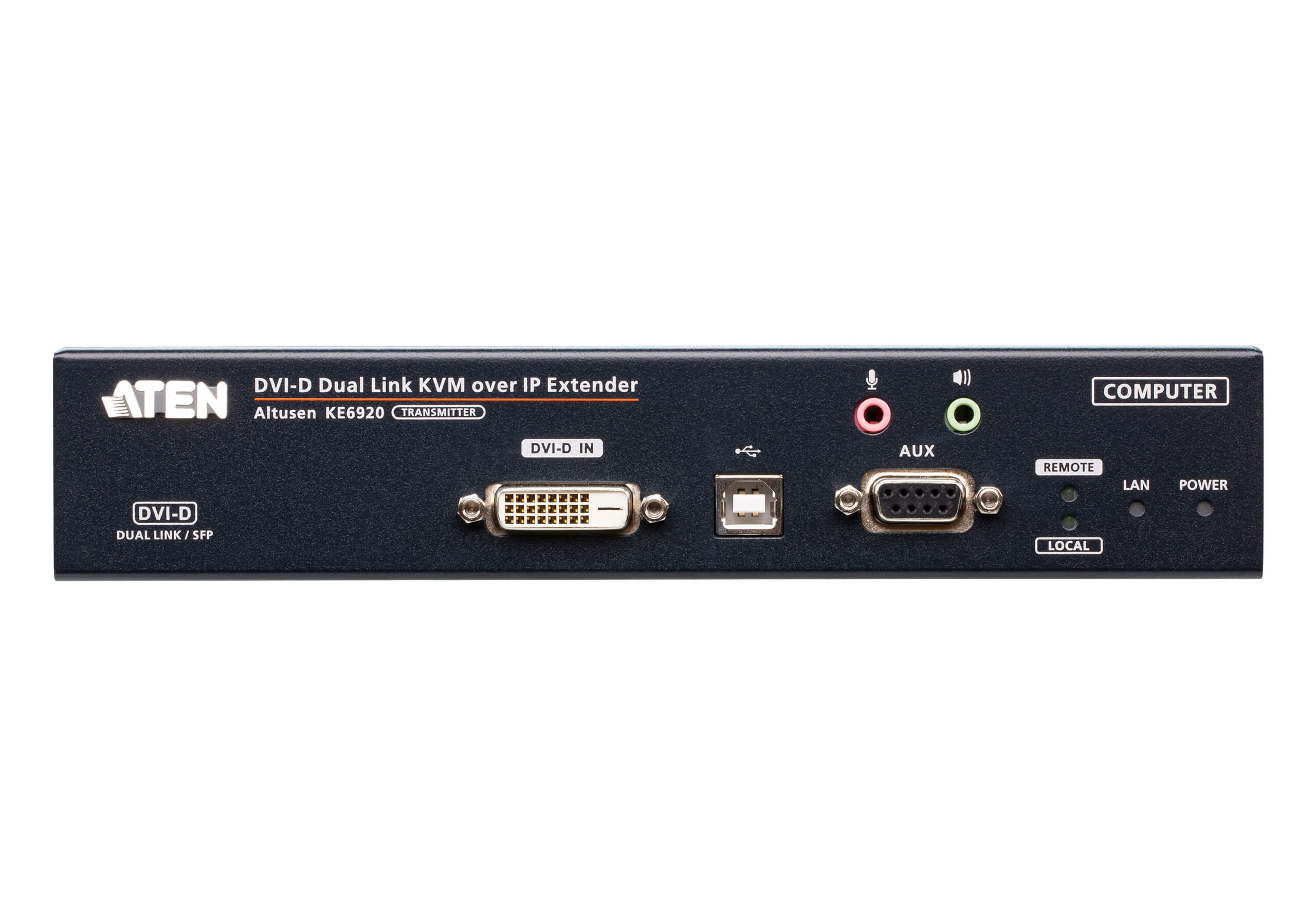 ATEN 2K DVI-D Dual Link KVM over IP-verzender met Dual SFP - Afbeelding 3
