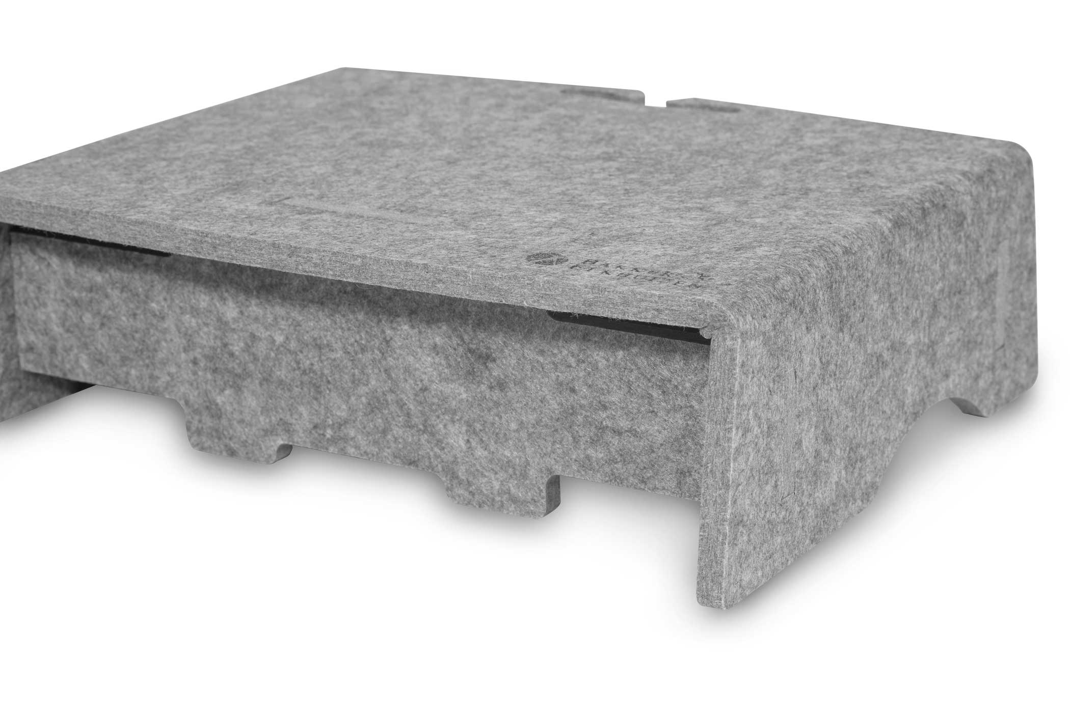 BakkerElkhuizen Q-Riser 90 Circular Light Grey - Afbeelding 3