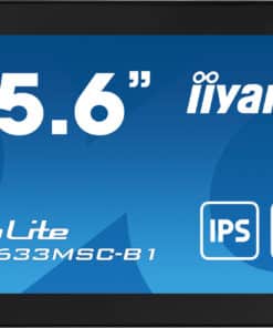 iiyama ProLite TF1633MSC-B1 computer monitor 39,6 cm (15.6") 1920 x 1080 Pixels Full HD Touchscreen Zwart - Afbeelding 2
