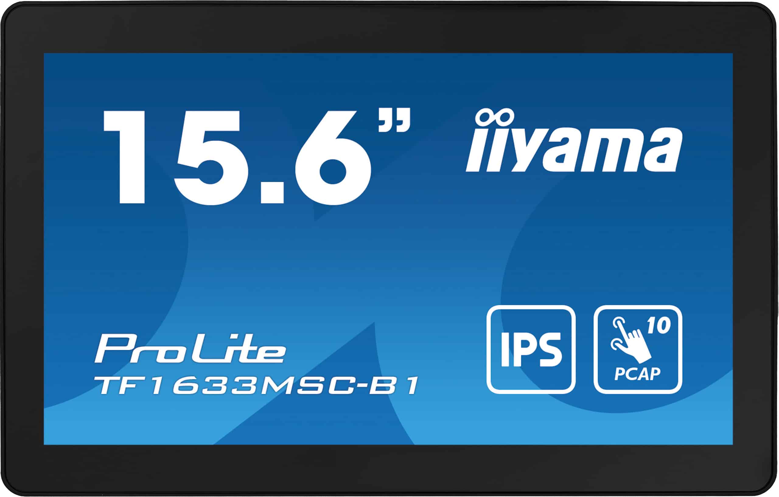 iiyama ProLite TF1633MSC-B1 computer monitor 39,6 cm (15.6") 1920 x 1080 Pixels Full HD Touchscreen Zwart - Afbeelding 2