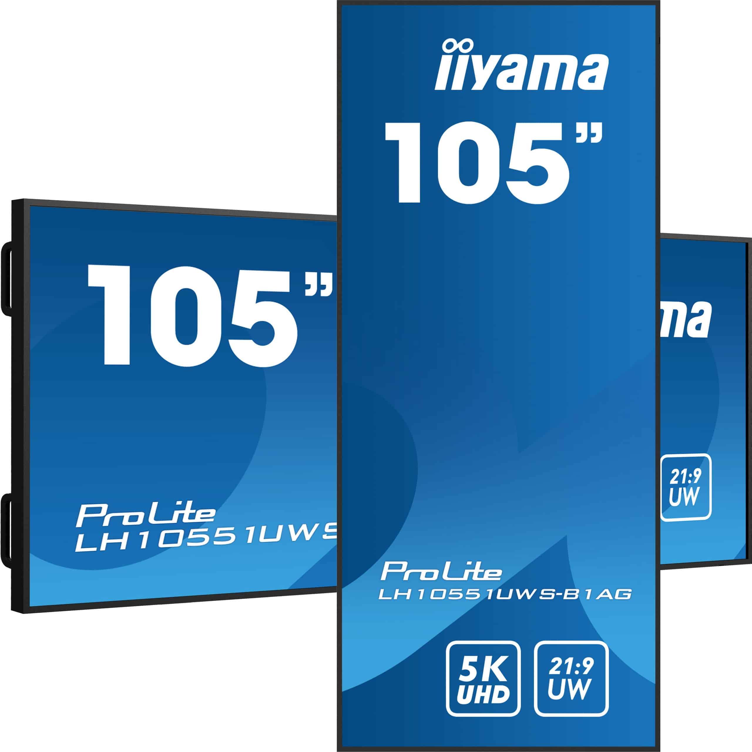 iiyama LH10551UWS-B1AG beeldkrant Digitale signage flatscreen 2,66 m (104.7") LED 500 cd/m² UltraWide 5K HD Zwart 24/7