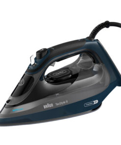 Braun TexStyle 9 0127409002 strijkijzer Stoomstrijkijzer EloxalPlus soleplate 3200 W Donkerblauw