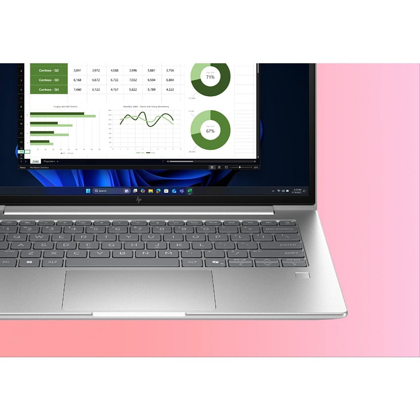 HP EliteBook 6 G1i Intel Core Ultra 5 225U Laptop 35,6 cm (14") WUXGA 32 GB DDR5-SDRAM 512 GB SSD Wi-Fi 7 (802.11be) Windows 11 Pro AI PC Zilver - Afbeelding 6