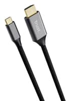 Trust USB-C naar HDMI Kabel 2 m - USB-C naar HDMI kabel – 2 meter – Voor beeldweergave – Zwart/Zilver - Afbeelding 2