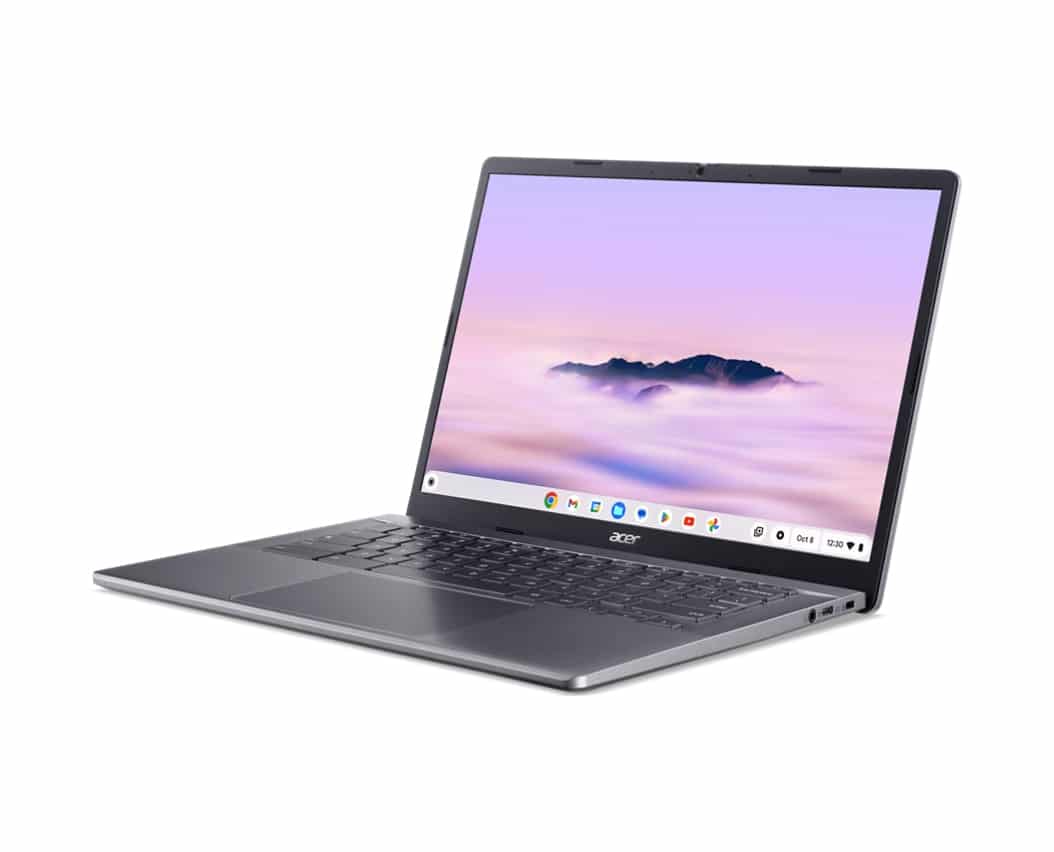 Acer Chromebook Plus 514 CBE574-1-R8DP AMD Ryzen 5 7520C 35,6 cm (14") WUXGA 8 GB LPDDR5x-SDRAM 128 GB SSD Wi-Fi 6E (802.11ax) ChromeOS Grijs - Afbeelding 3
