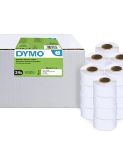 DYMO originele LabelWriter adreslabels | 28 mm x 89 mm | 24 rollen met elk 130 labels (3120 zelfklevende etiketten | Geschikt voor de LabelWriter labelprinters