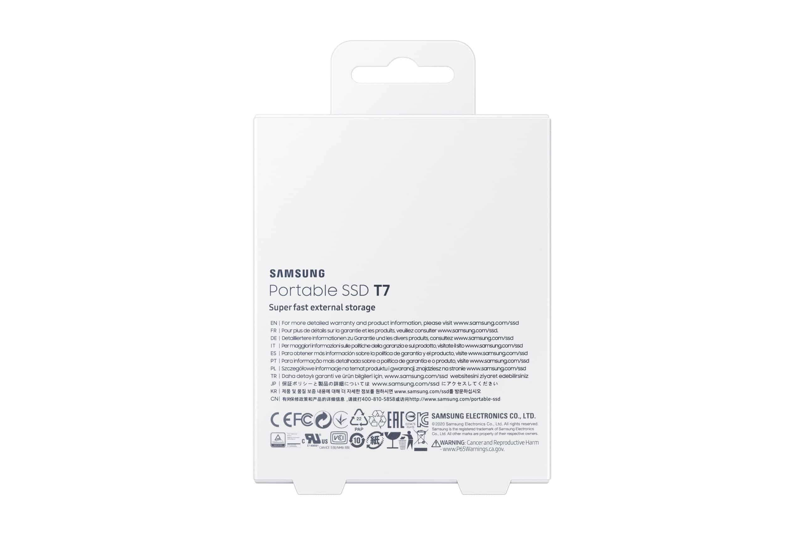 Samsung Portable SSD T7 2 TB USB Type-C 3.2 Gen 2 (3.1 Gen 2) Blauw - Afbeelding 8