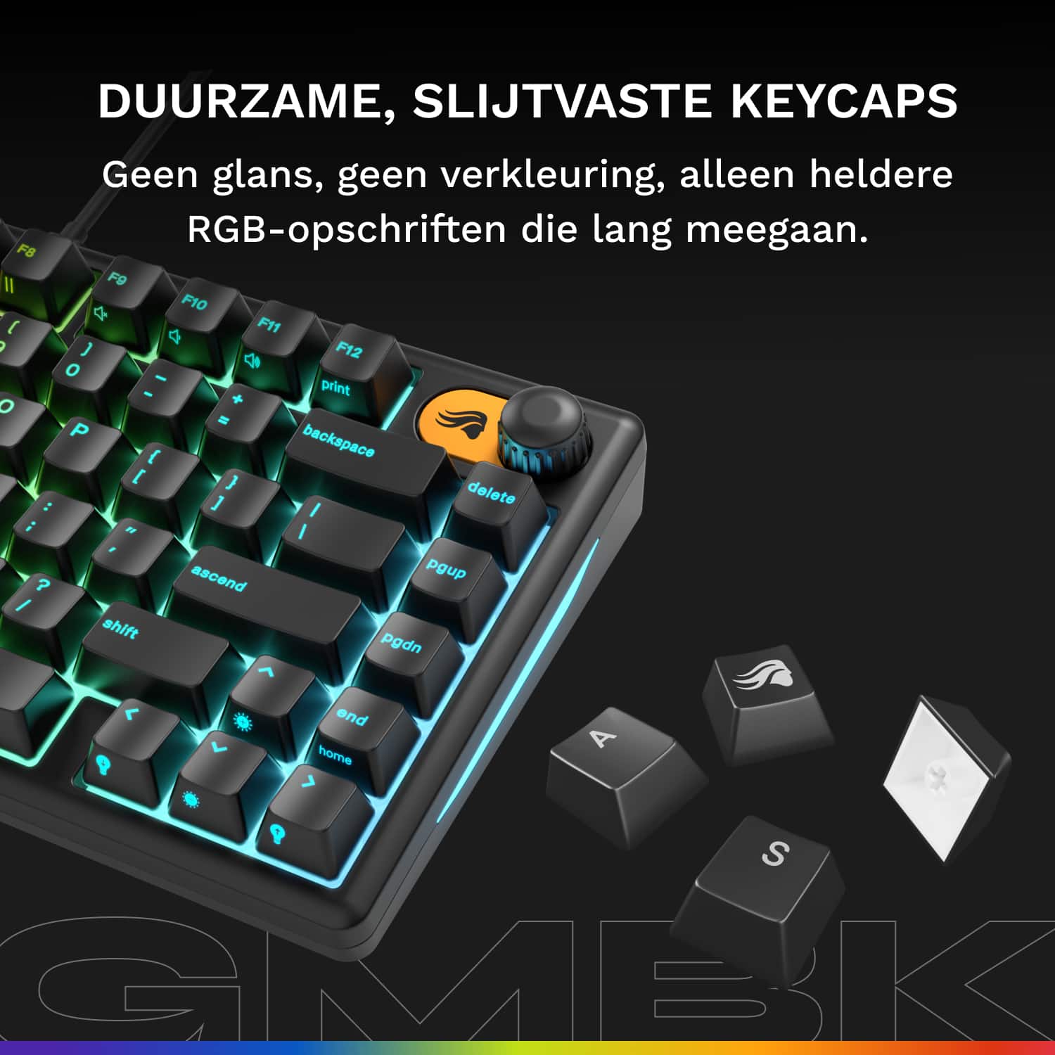 Glorious Gaming Glorious GMBK 75% customizable RGB-toetsenbord - Afbeelding 7