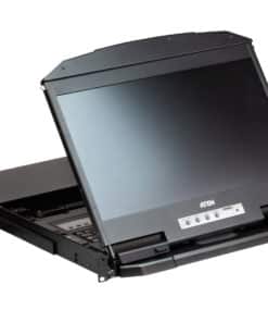 ATEN CL3884NW rack console 47 cm (18.5") 1920 x 1080 Pixels Metaal Zwart 1U - Afbeelding 3