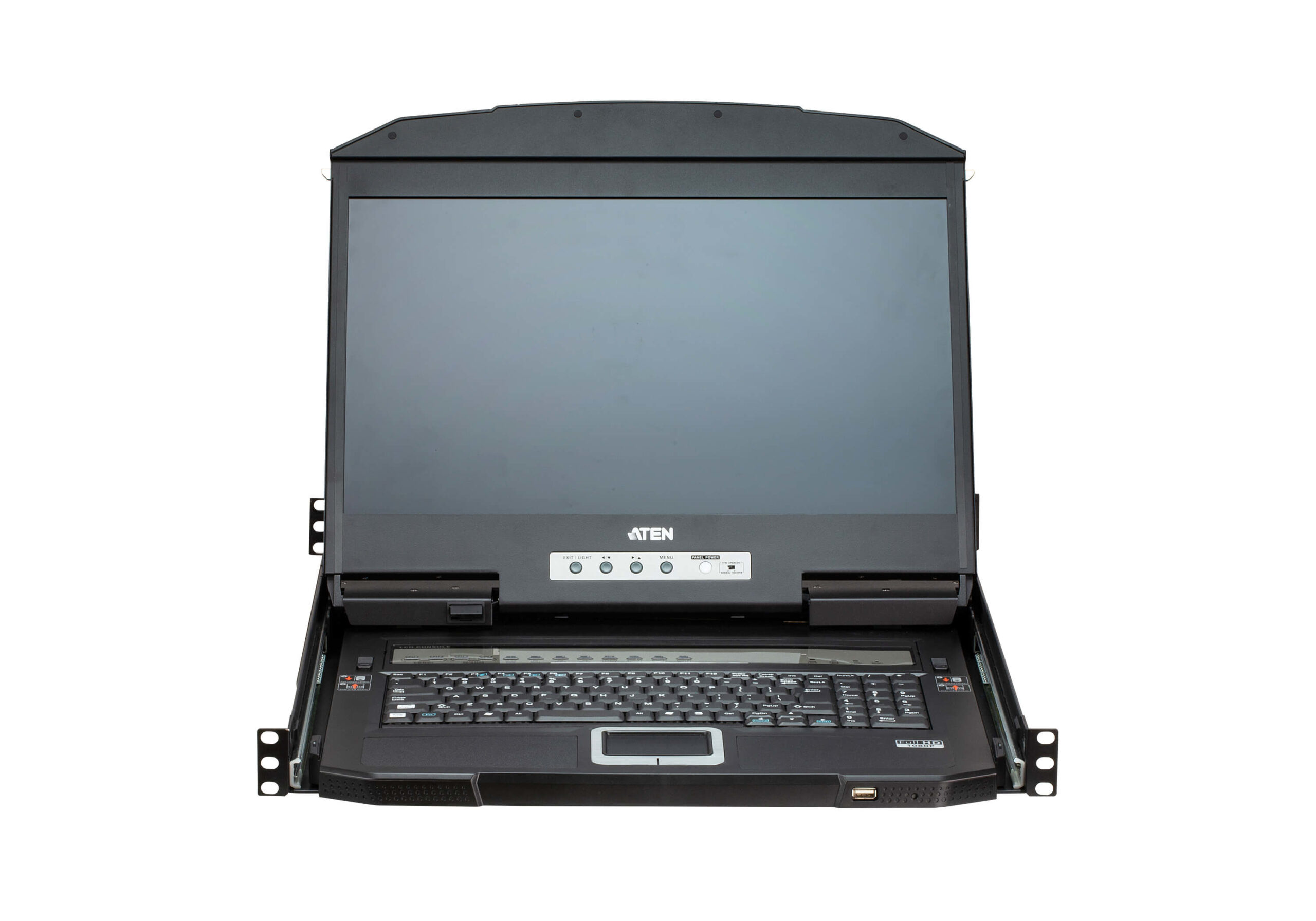 ATEN CL3884NW-ATA-ITG rack console 47 cm (18.5") Zwart
