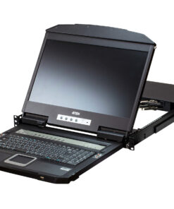 ATEN CL3884NW rack console 47 cm (18.5") 1920 x 1080 Pixels Metaal Zwart 1U