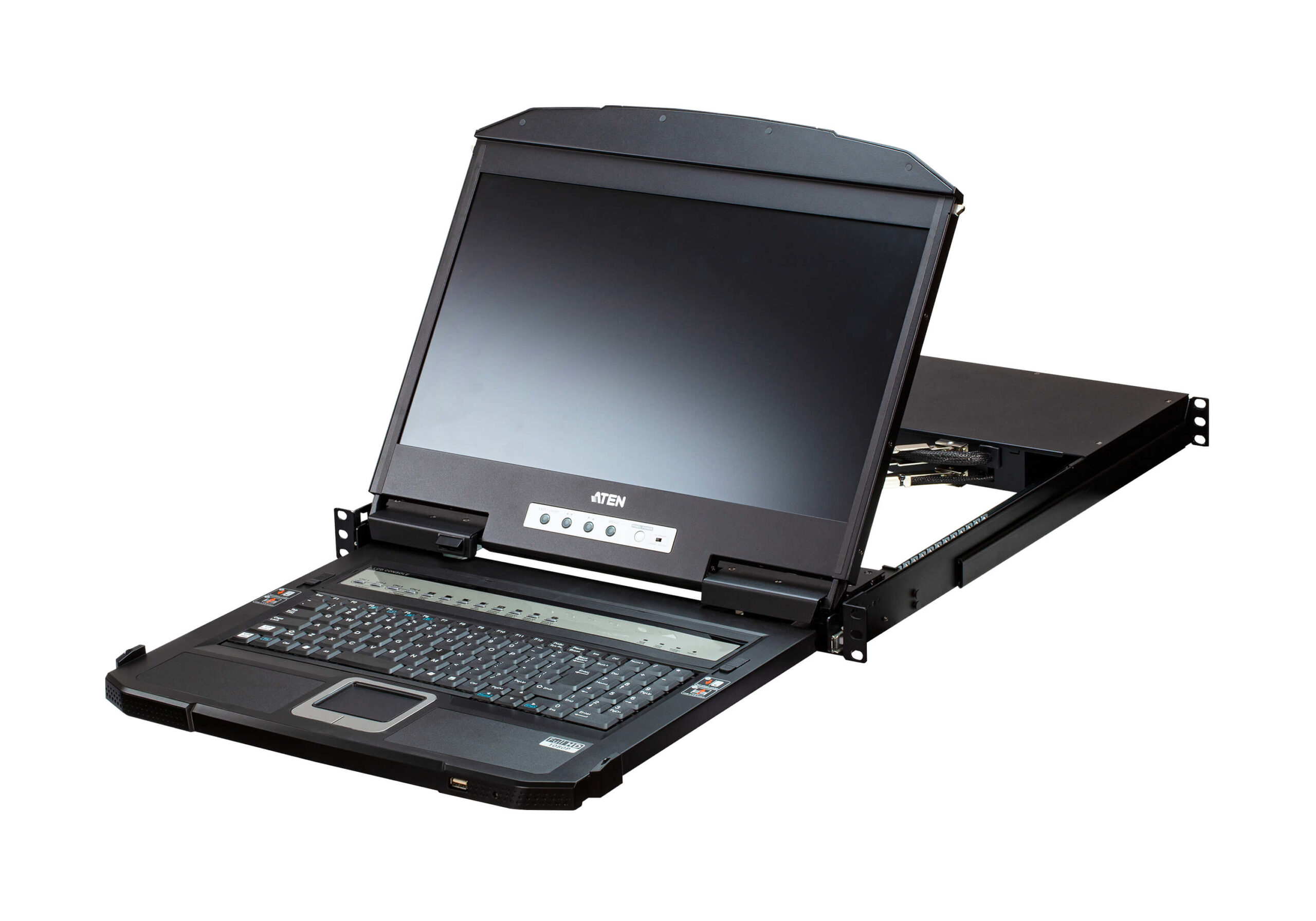 ATEN CL3884NW-ATA-EG rack console 47 cm (18.5") Zwart - Afbeelding 2