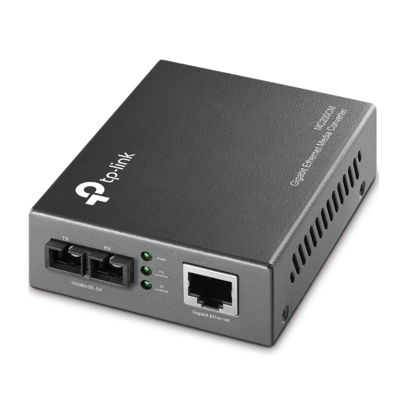 TP-Link Omada MC200CM netwerk media converter 1000 Mbit/s 850 nm Multimode Zwart