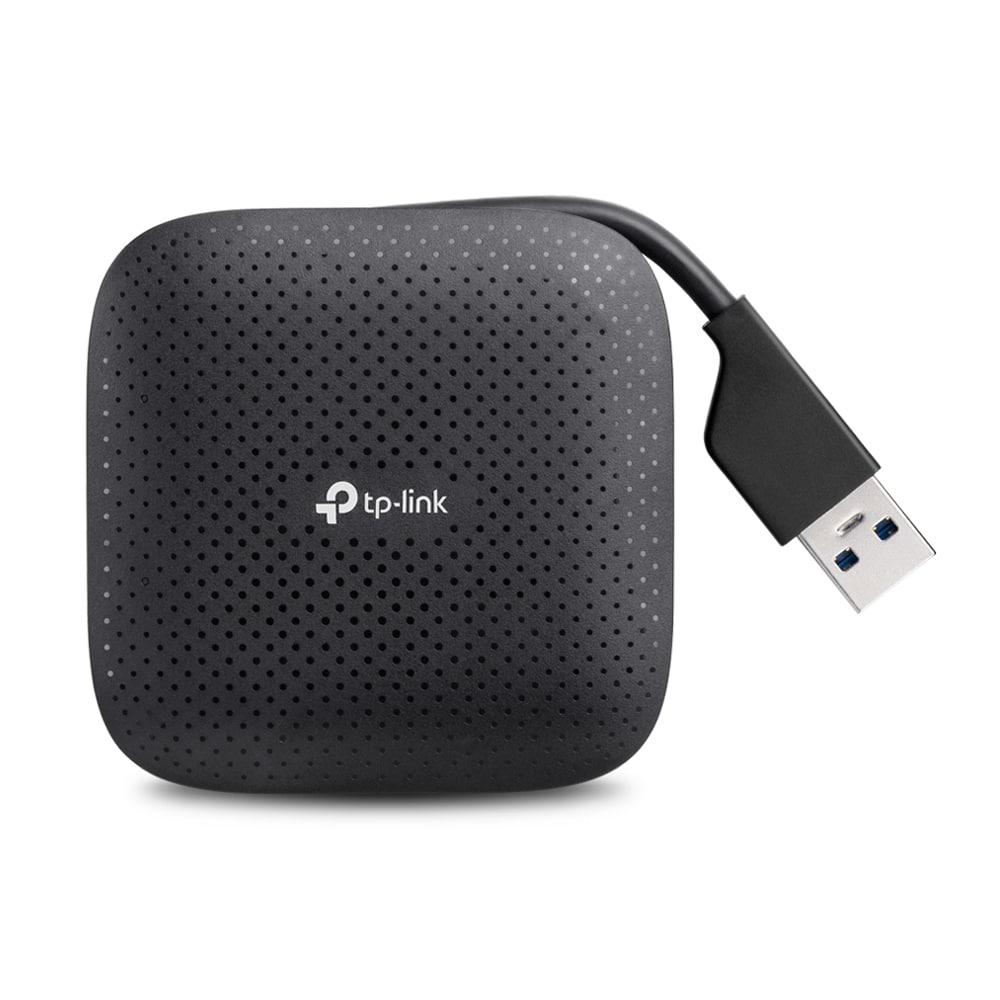 TP-Link UH400 interface hub USB 3.2 Gen 1 (3.1 Gen 1) Type-A 5000 Mbit/s Zwart