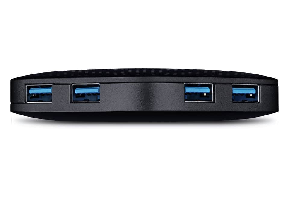 TP-Link UH400 interface hub USB 3.2 Gen 1 (3.1 Gen 1) Type-A 5000 Mbit/s Zwart - Afbeelding 2