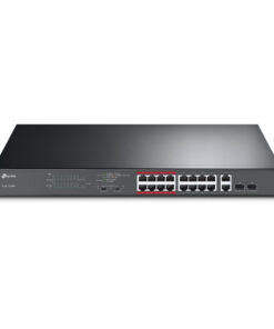 TP-Link TL-SL1218MP netwerk-switch Unmanaged Fast Ethernet (10/100) Power over Ethernet (PoE) Zwart