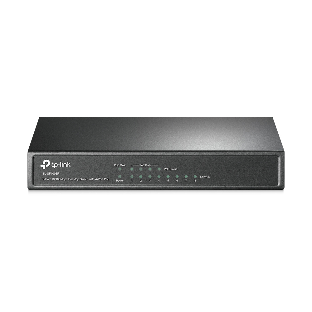 TP-Link TL-SF1008P netwerk-switch Unmanaged Fast Ethernet (10/100) Power over Ethernet (PoE) Olijf